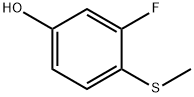 3-FLUORO-4-METHYLTHIOPHENOL Struktur