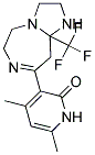 4,6-DIMETHYL-3-[9A-(TRIFLUOROMETHYL)-2,3,5,6,9,9A-HEXAHYDRO-1H-IMIDAZO[1,2-D][1,4]DIAZEPIN-8-YL]PYRIDIN-2(1H)-ONE|