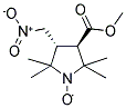 TRANS-3-METHOXYCARBONYL-2,2,5,5-TETRAMETHYL-4-NITROMETHYL-PYRROLIDIN-1-OXYL Struktur