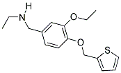 N-[3-ETHOXY-4-(THIEN-2-YLMETHOXY)BENZYL]-N-ETHYLAMINE Struktur