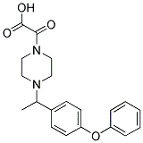 OXO(4-[1-(4-PHENOXYPHENYL)ETHYL]PIPERAZIN-1-YL)ACETIC ACID Struktur