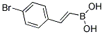 2-(4-BROMO-PHENYL)-ETHENEBORONIC ACID Struktur