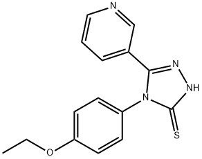 4-(4-ETHOXY-PHENYL)-5-PYRIDIN-3-YL-4H-[1,2,4]TRIAZOLE-3-THIOL Struktur