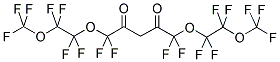 OCTADECAFLUORO-2,5,11,14-TETRA-OXA-7,9-PENTADECANEDIONE Struktur