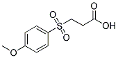 3-[(4-METHOXYPHENYL)SULFONYL]PROPANOIC ACID Struktur