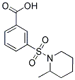 3-[(2-METHYLPIPERIDIN-1-YL)SULFONYL]BENZOIC ACID Struktur