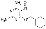 4-CYCLOHEXYLMETHOXY-2,6-DIAMINO-5-NITROSOPYRIMIDINE Struktur