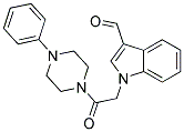 1-[2-OXO-2-(4-PHENYLPIPERAZIN-1-YL)ETHYL]-1H-INDOLE-3-CARBALDEHYDE Struktur