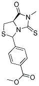 METHYL 4-[(7AR)-6-METHYL-7-OXO-5-THIOXOTETRAHYDRO-1H-IMIDAZO[1,5-C][1,3]THIAZOL-3-YL]BENZOATE Struktur