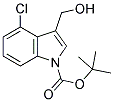 4-CHLORO-3-HYDROXYMETHYLINDOLE-1-CARBOXYLIC ACID TERT-BUTYL ESTER Struktur