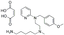 N'-(5-AMINOPENTYL)-N-(4-METHOXYBENZYL)-N'-METHYL-N-2-PYRIDINYL-1,2-ETHANEDIAMINE, DIMALEATE SALT Struktur