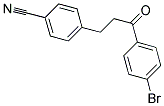 4'-BROMO-3-(4-CYANOPHENYL)PROPIOPHENONE Struktur