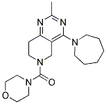 (4-AZEPAN-1-YL-2-METHYL-7,8-DIHYDRO-5H-PYRIDO[4,3-D]PYRIMIDIN-6-YL)-MORPHOLIN-4-YL-METHANONE|