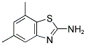 5,7-DIMETHYL-1,3-BENZOTHIAZOL-2-AMINE Struktur