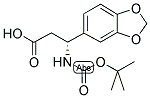 (R)-3-BENZO[1,3]DIOXOL-5-YL-3-TERT-BUTOXYCARBONYLAMINO-PROPIONIC ACID Struktur