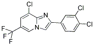 8-CHLORO-2-(3,4-DICHLOROPHENYL)-6-(TRIFLUOROMETHYL)IMIDAZO[1,2-A]PYRIDINE Struktur