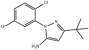 5-TERT-BUTYL-2-(2,5-DICHLORO-PHENYL)-2H-PYRAZOL-3-YLAMINE Struktur