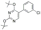 2,4-DITERT-BUTOXY-5-(3-CHLOROPHENYL)PYRIMIDINE Struktur