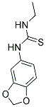 1-BENZO[1,3]DIOXOL-5-YL-3-ETHYL-THIOUREA Struktur