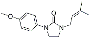 1-(4-METHOXYPHENYL)-3-(3-METHYLBUT-2-ENYL)IMIDAZOLIDIN-2-ONE Struktur