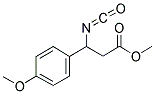 METHYL-3-ISOCYANATO-3-(4-METHOXYPHENYL)PROPIONATE Struktur