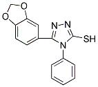 5-BENZO[1,3]DIOXOL-5-YL-4-PHENYL-4H-[1,2,4]TRIAZOLE-3-THIOL Struktur