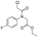 ETHYL [(CHLOROACETYL)(4-FLUOROPHENYL)AMINO]ACETATE Struktur