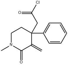 4-PHENYL-1-PIPERIDINEACETYL CHLORIDE Struktur