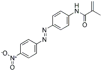 DISPERSE ORANGE 3 METHACRYLAMIDE Struktur