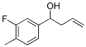 4-(3-FLUORO-4-METHYLPHENYL)-1-BUTEN-4-OL Struktur