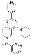 (4-PIPERIDIN-1-YL-2-PYRIDIN-4-YL-7,8-DIHYDRO-5H-PYRIDO[4,3-D]PYRIMIDIN-6-YL)-PYRIDIN-3-YL-METHANONE Struktur