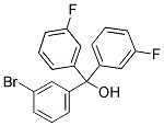 3-BROMO-3',3''-DIFLUOROTRITYL ALCOHOL Struktur