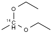 ACETALDEHYDE [1-14C] DIETHYLACETAL Struktur