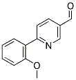 6-(2-METHOXY-PHENYL)-PYRIDINE-3-CARBALDEHYDE Struktur