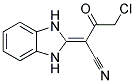 4-CHLORO-2-(1,3-DIHYDRO-BENZOIMIDAZOL-2-YLIDENE)-3-OXO-BUTYRONITRILE Struktur