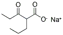 3-KETOVALPROIC ACID SODIUM SALT Struktur