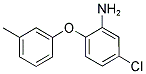 5-CHLORO-2-(3-METHYLPHENOXY)ANILINE Struktur