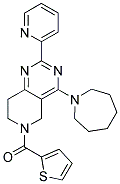 (4-AZEPAN-1-YL-2-PYRIDIN-2-YL-7,8-DIHYDRO-5H-PYRIDO[4,3-D]PYRIMIDIN-6-YL)-THIOPHEN-2-YL-METHANONE Struktur