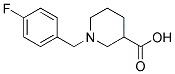 1-(4-FLUORO-BENZYL)-PIPERIDINE-3-CARBOXYLIC ACID Struktur