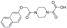 (4-[(2-NAPHTHYLOXY)ACETYL]PIPERAZIN-1-YL)(OXO)ACETIC ACID Struktur