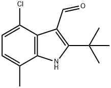 2-TERT-BUTYL-4-CHLORO-7-METHYL-1H-INDOLE-3-CARBALDEHYDE price.