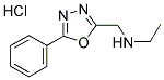 ETHYL-(5-PHENYL-[1,3,4]OXADIAZOL-2-YLMETHYL)-AMINE HYDROCHLORIDE Struktur