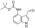 (3-FORMYL-1H-INDOL-4-YL)-CARBAMIC ACID TERT-BUTYL ESTER Struktur