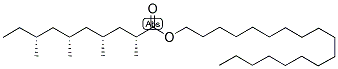 OCTADECYL 2(R),4(R),6(R),8(R)-TETRAMETHYLDECANOATE Struktur