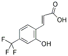 3-(2-HYDROXY-4-TRIFLUOROMETHYL-PHENYL)-ACRYLIC ACID Struktur