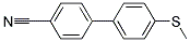 4'-(METHYLSULFANYL)[1,1'-BIPHENYL]-4-CARBONITRILE Struktur