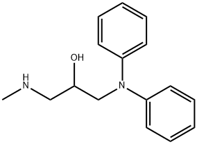 1-DIPHENYLAMINO-3-METHYLAMINO-PROPAN-2-OL Struktur