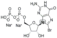 8-BROMO-GUANOSINE-5'-DIPHOSPHATE, SODIUM SALT Struktur