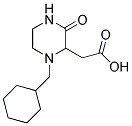 (1-CYCLOHEXYLMETHYL-3-OXO-PIPERAZIN-2-YL)-ACETIC ACID Struktur