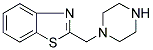 2-(PIPERAZIN-1-YLMETHYL)-1,3-BENZOTHIAZOLE Struktur